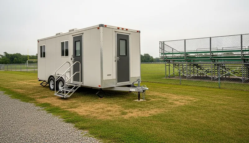 Construction compliance porta potty in Wichita County